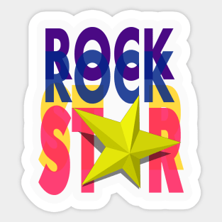 ROCK STAR Sticker